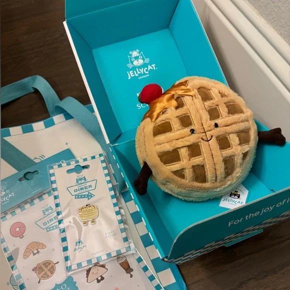  ジェリーキャット Amuseables Waffle ワッフル Amuseables Rene Waffle - Official Jellycat